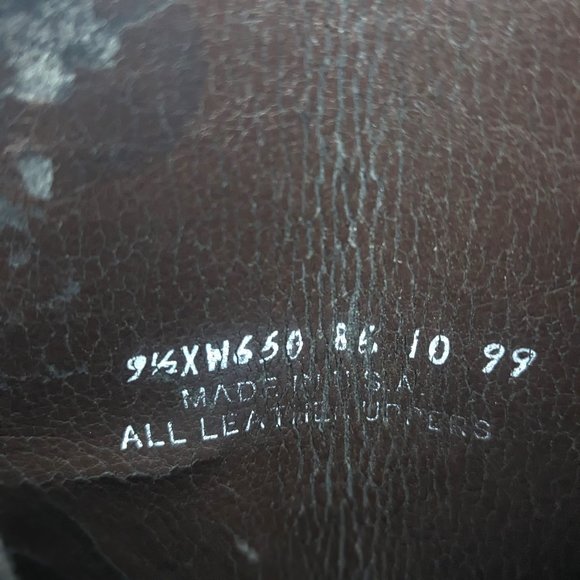 ๐ Vintage Leather Laced Wide Calf Riding Boots - Men's Size 9.5 Extra Wide ๐ - Picture 8 of 10